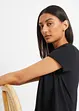 Maglia in cotone con pizzo, bonprix