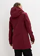 Softshell tecnico lungo con pile effetto peluche, bonprix