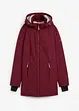Softshell tecnico lungo con pile effetto peluche, bonprix
