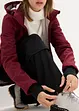 Softshell tecnico lungo con pile effetto peluche, bonprix