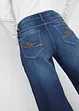 Jeans wide leg con cinta comoda, vita media, bonprix