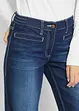 Jeans wide leg con cinta comoda, vita media, bonprix