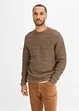 Maglione con cotone riciclato, bonprix