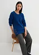 Maglione oversize in cotone con stringature, bonprix