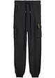 Pantaloni da jogging con tasconi in morbido misto cotone, bonprix