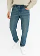 Jeans elasticizzati con cotone riciclato loose fit, straight, bonprix