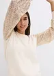 Maglione con maniche in paillettes, bonprix