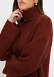 Maglione a collo alto oversize, bonprix