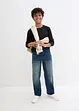 Jeans elasticizzati loose fit, straight, bonprix