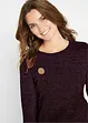 Abito in maglia fine sciancrato, bonprix