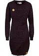 Abito in maglia fine sciancrato, bonprix