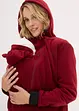 Giacca prémaman in pile con inserto babywearing, bonprix