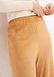 Pantaloni in jersey con effetto velluto a coste, bonprix