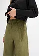 Pantaloni in jersey con effetto velluto a coste, bonprix