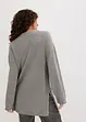Maglione lungo in filato fine con spacchi laterali in misto viscosa, bonprix