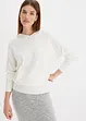 Maglione con cappuccio e tasca a marsupio in misto viscosa, bonprix