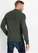 Maglione con zip e cotone, bonprix