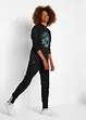 Pantaloni tuta in puro cotone, bonprix