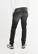 Jeans in felpa con elastico in vita regular fit, tapered, bonprix