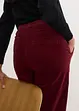 Pantaloni in velluto a coste con cinta comoda, vita alta, bonprix