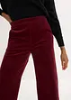 Pantaloni in velluto a coste con cinta comoda, vita alta, bonprix