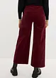 Pantaloni in velluto a coste con cinta comoda, vita alta, bonprix