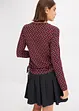 Maglia a maniche lunghe con laccetti, bonprix