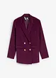 Blazer doppiopetto in velluto a coste con cotone biologico, bonprix