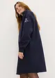 Abito oversize con collo e zip, bonprix