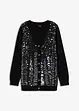 Cardigan con paillettes, bonprix