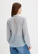 Blusa con fiocco in satin lucido, bonprix