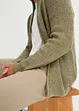 Cardigan con collo dritto e cotone riciclato, bonprix