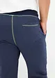 Pantaloni da jogging effetto denim con dettagli a contrasto, bonprix