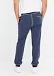 Pantaloni da jogging effetto denim con dettagli a contrasto, bonprix