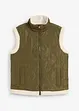 Gilet double face in pile teddy, bonprix