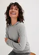 Maglione con cappuccio e tasca a marsupio, bonprix