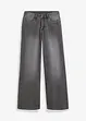 Jeans wide leg elasticizzati, vita media, bonprix