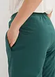 Pantaloni termici impermeabili con fodera in pile e cinta comoda, straight, bonprix