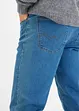 Jeans elasticizzati straight con poliestere riciclato, regular fit (pacco da 2), bonprix