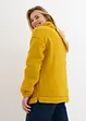 Pile oversize con collo dritto e tasche, bonprix
