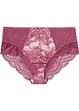 Culotte a vita alta con pizzo delicato, bonprix