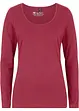 Maglia elasticizzata aderente a maniche  lunghe, bonprix