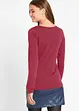 Maglia elasticizzata aderente a maniche  lunghe, bonprix
