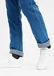 Jeans termici con elastico in vita regular fit, straight, bonprix