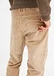 Pantaloni termici in velluto a coste con fodera in flanella relaxed fit, straight, bonprix