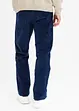 Pantaloni termici in velluto a coste loose fit, straight, bonprix