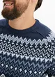 Maglione norvegese con poliacrilico riciclato, bonprix