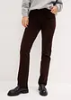 Pantaloni di velluto a coste elasticizzati, straight, bonprix