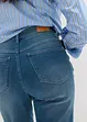 Jeans termici straight, a vita alta, bonprix