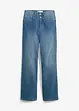 Jeans termici straight, a vita alta, bonprix